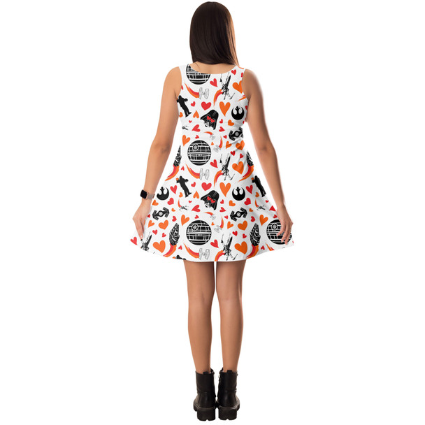 Sleeveless Flared Dress - Star Wars In Love