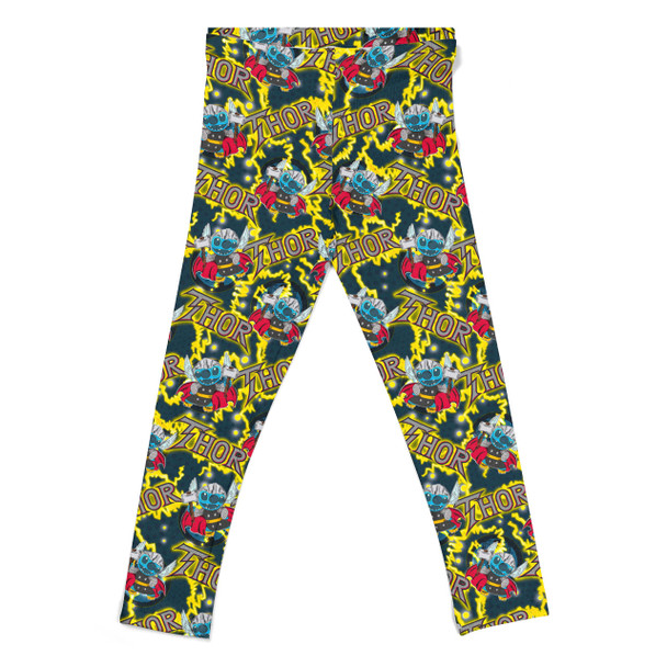 Girls' Leggings - Superhero Stitch - Thor