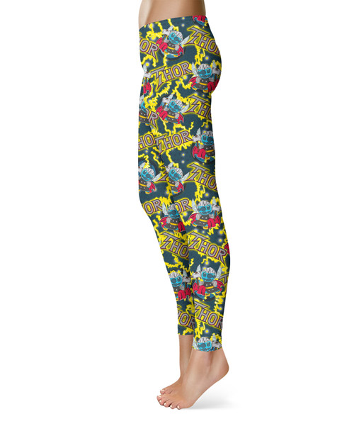 Sport Leggings - Superhero Stitch - Thor