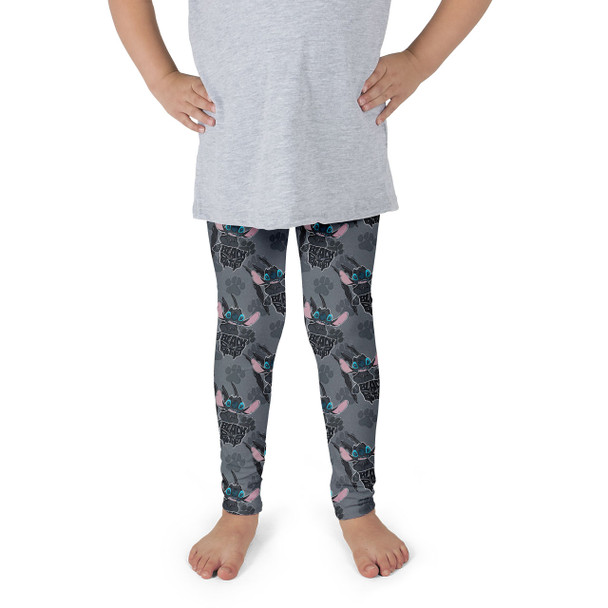 Girls' Leggings - Superhero Stitch - Black Panther