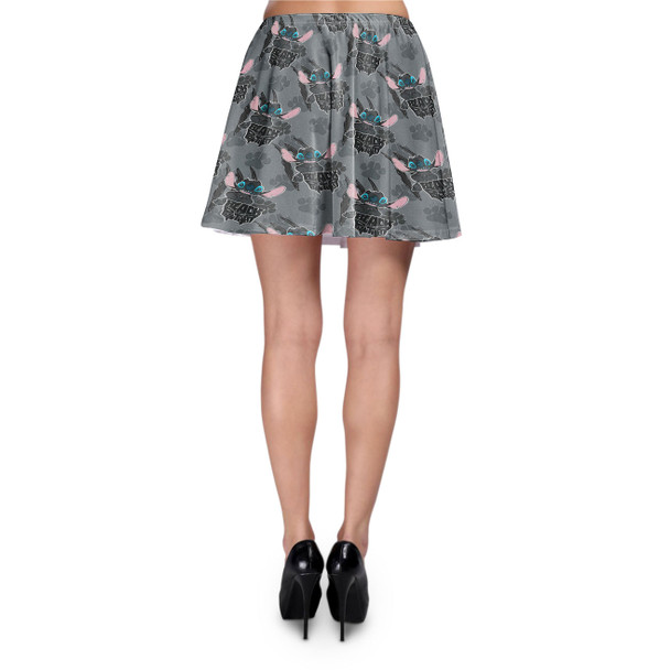 Skater Skirt - Superhero Stitch - Black Panther