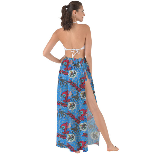 Maxi Sarong Skirt - Superhero Stitch - Spiderman