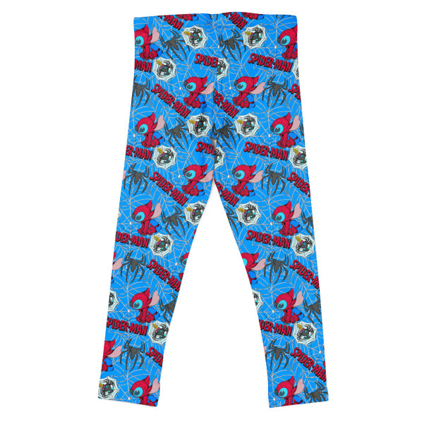 Girls' Leggings - Superhero Stitch - Spiderman