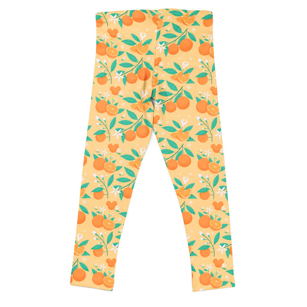 Girls' Leggings - Hidden Mickey Oranges