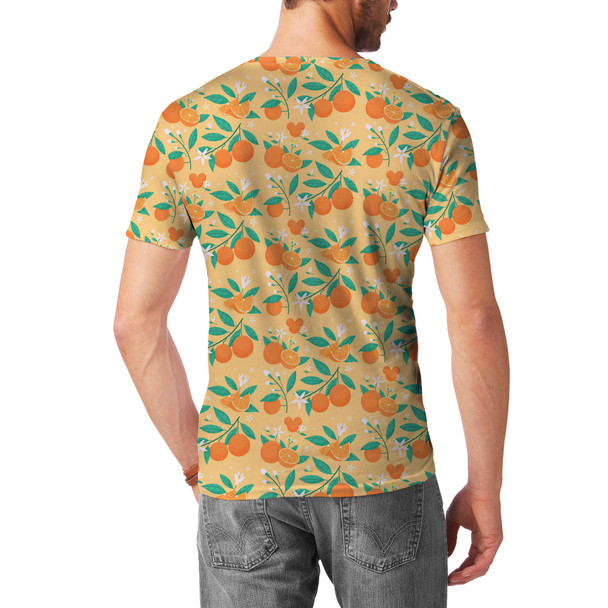 Men's Sport Mesh T-Shirt - Hidden Mickey Oranges