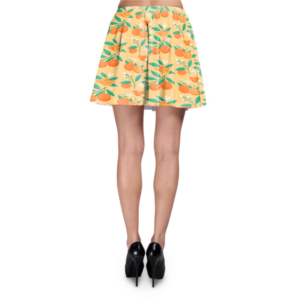 Skater Skirt - Hidden Mickey Oranges