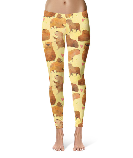 Sport Leggings - Capybara Love