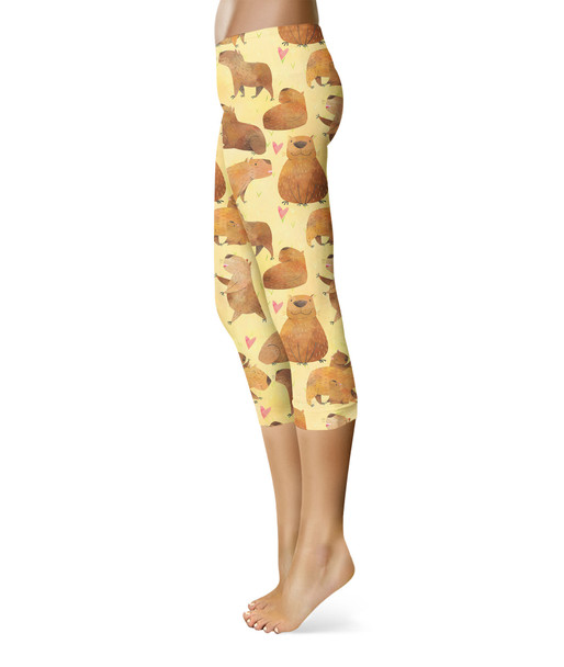 Sport Capri Leggings - Capybara Love