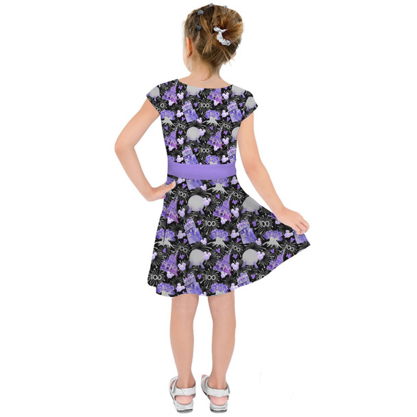 Girls Short Sleeve Skater Dress - Disney 100th Anniversary