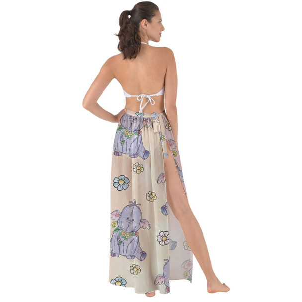 Maxi Sarong Skirt - Sketched Heffalump