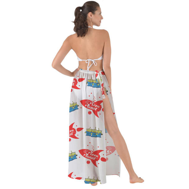 Maxi Sarong Skirt - Pizza Planet