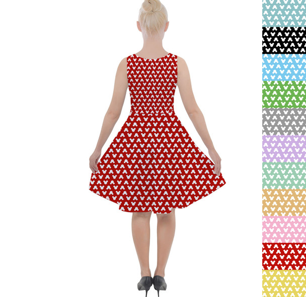 Skater Dress with Pockets - Mouse Ears Polka Dots