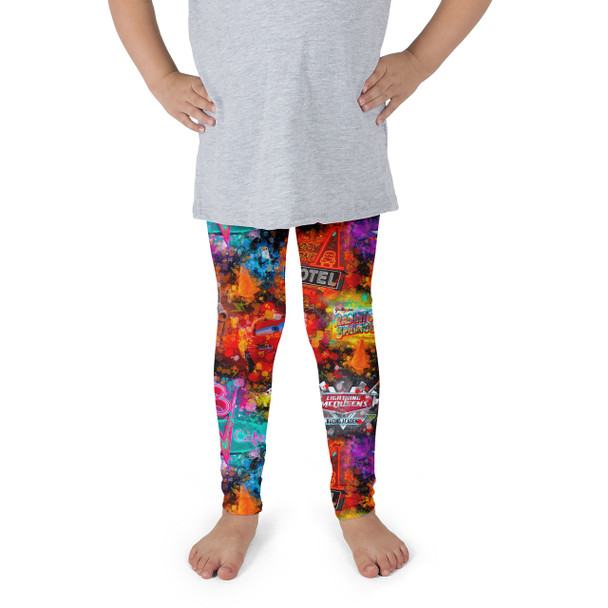 Girls' Leggings - Watercolor Pixar Cars