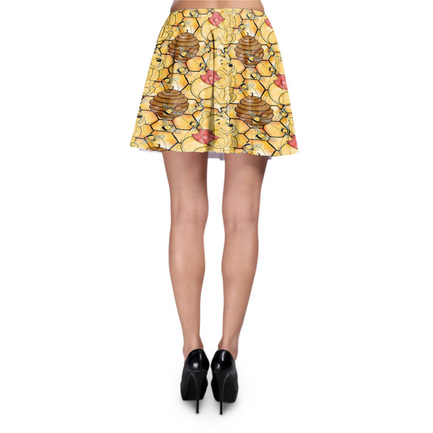 Skater Skirt - Sketched Pooh in the Honey Tree