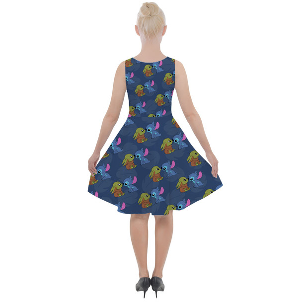 Skater Dress with Pockets - Stitch Meets The Child