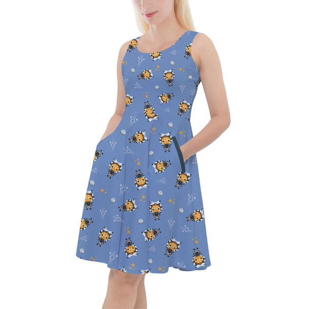 Skater Dress with Pockets - Ahsoka Tano