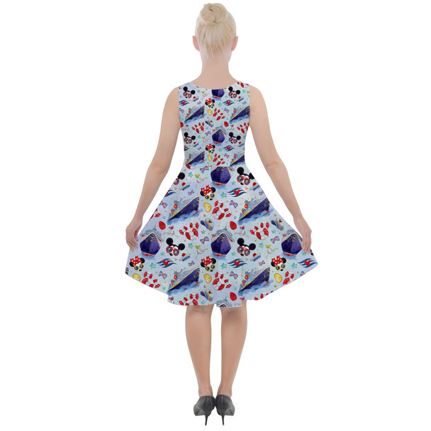 Skater Dress with Pockets - Cruise Disney Style