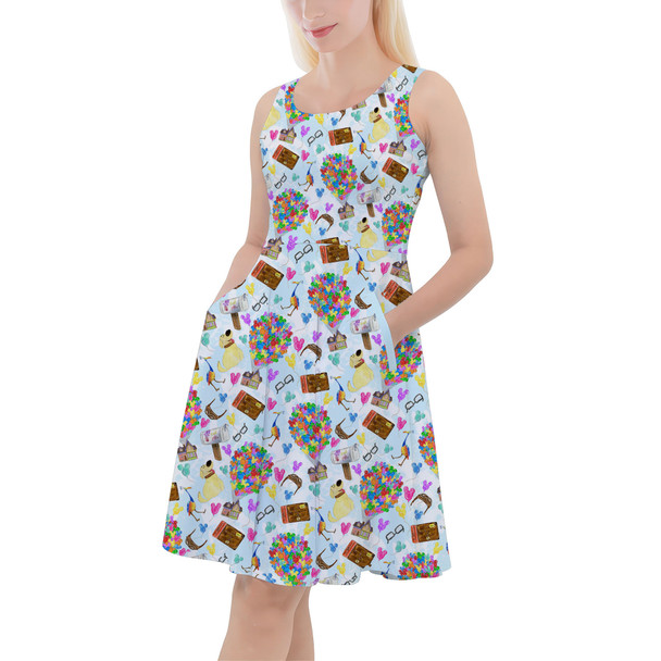 Skater Dress with Pockets - Pixar UP Icons