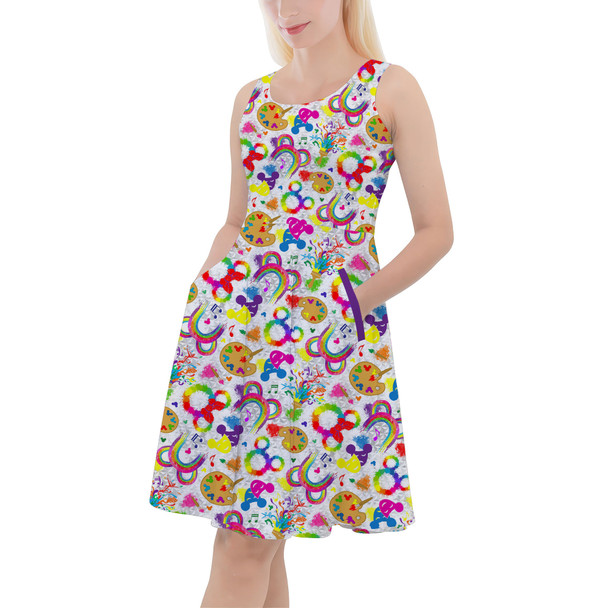 Skater Dress with Pockets - Festival Of The Arts