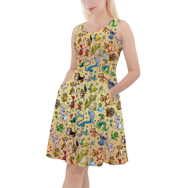 Skater Dress with Pockets - Disney Sidekicks