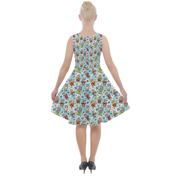 Skater Dress with Pockets - Seven Dwarfs Sketched