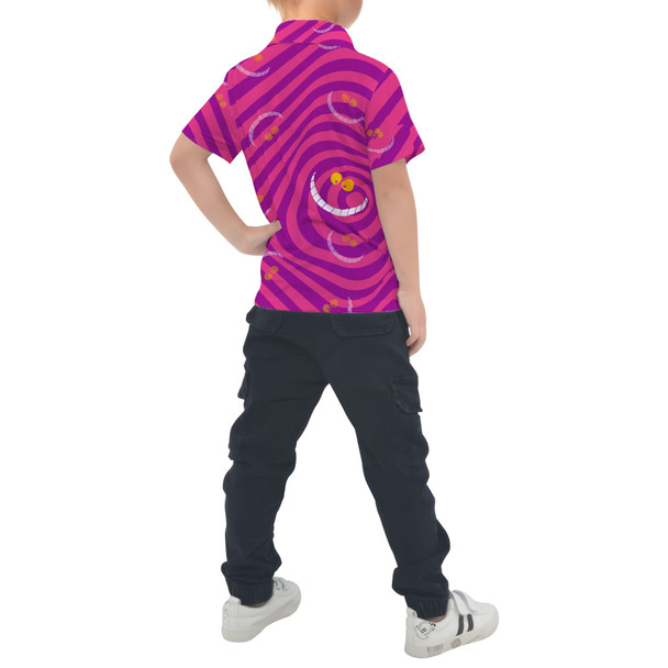 Kids Polo Shirt - Cheshire Cat