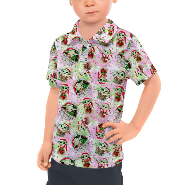 Kids Polo Shirt - The Asset Does Christmas