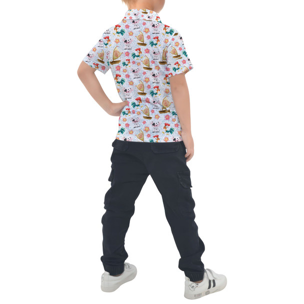 Kids Polo Shirt - Heihei and Pua