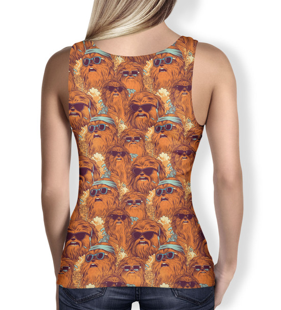 Women's Tank Top - Retro Chewbacca Summer Vibes