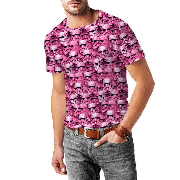 Men's Sport Mesh T-Shirt - Pink Storm Troopers