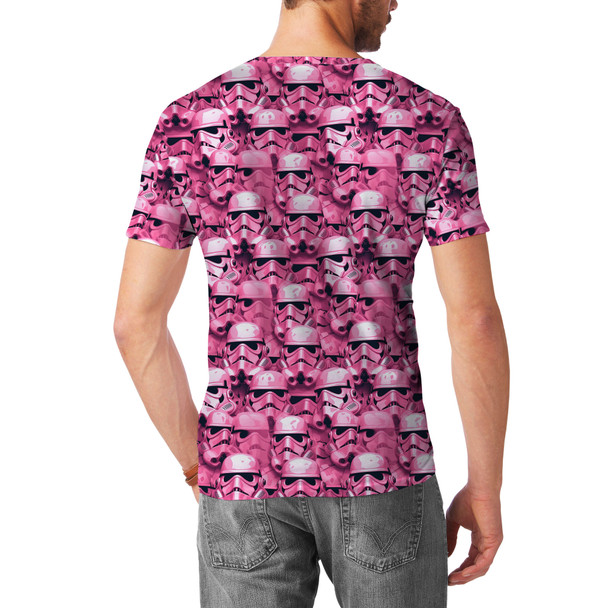 Men's Cotton Blend T-Shirt - Pink Storm Troopers