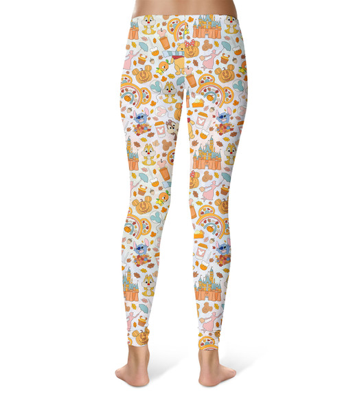 Sport Leggings - Theme Park Fall Fun