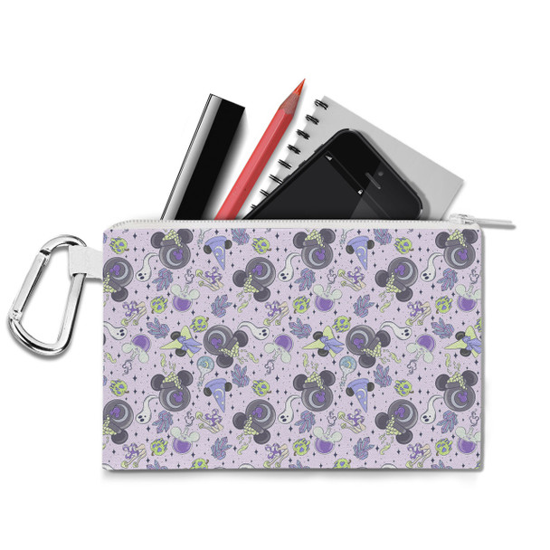 Canvas Zip Pouch - Pretty Purple Potions