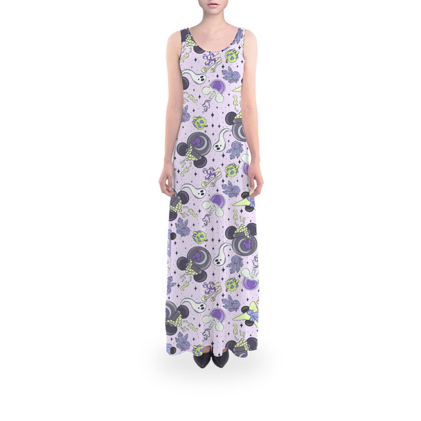 Flared Maxi Dress - Pretty Purple Potions