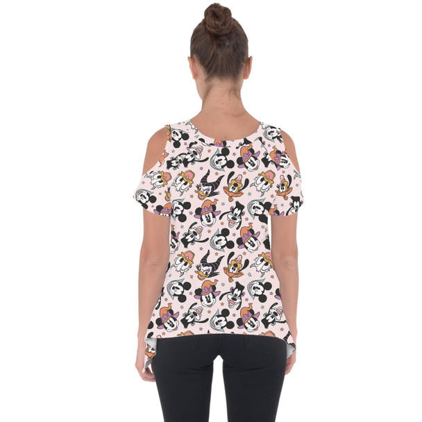 Cold Shoulder Tunic Top - Spooky Fab Five