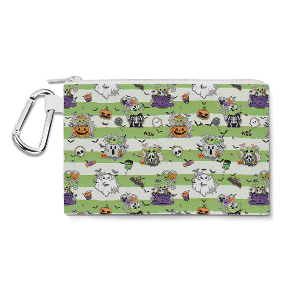 Canvas Zip Pouch - The Child Does Halloween