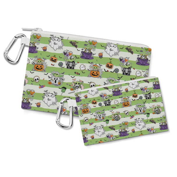 Canvas Zip Pouch - The Child Does Halloween