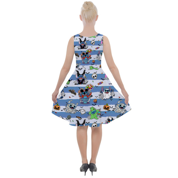 Skater Dress with Pockets - Stitch Does Halloween