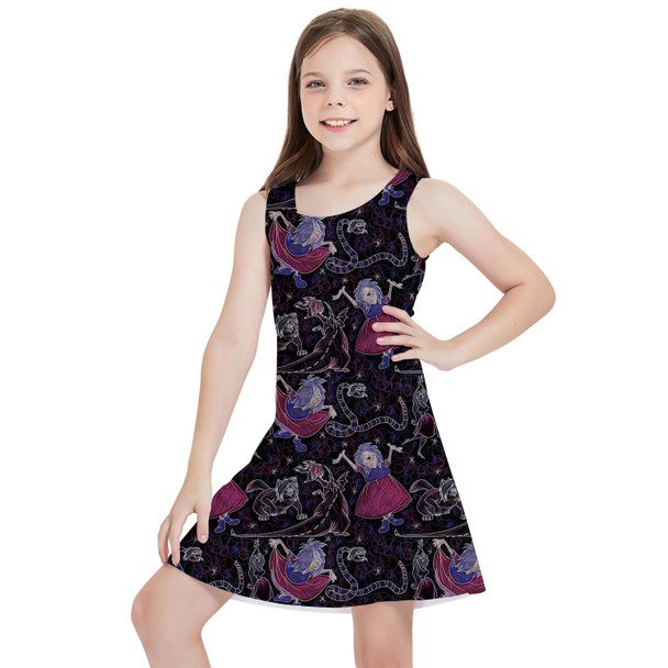 Girls Sleeveless Dress - Marvelous Magical Mim