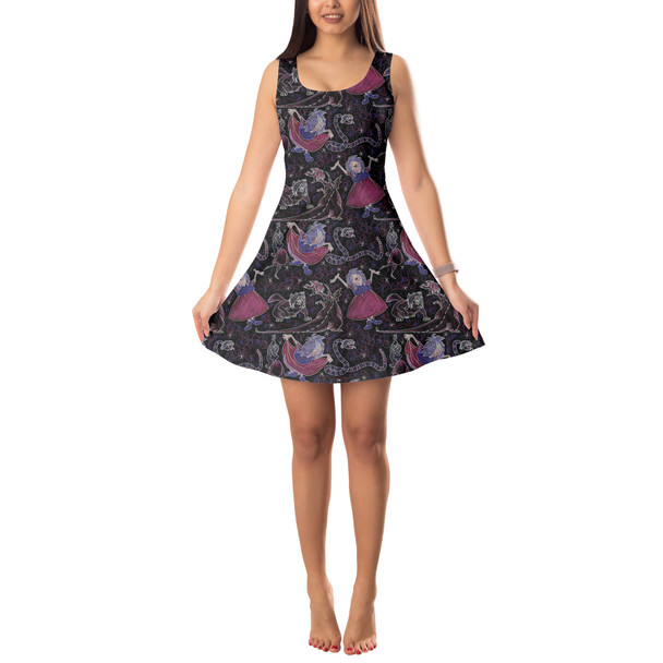 Sleeveless Flared Dress - Marvelous Magical Mim