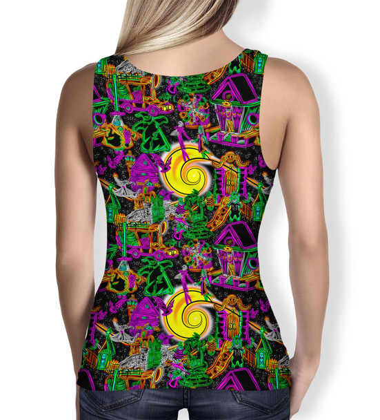 Women's Tank Top - Neon Halloween Nightmare