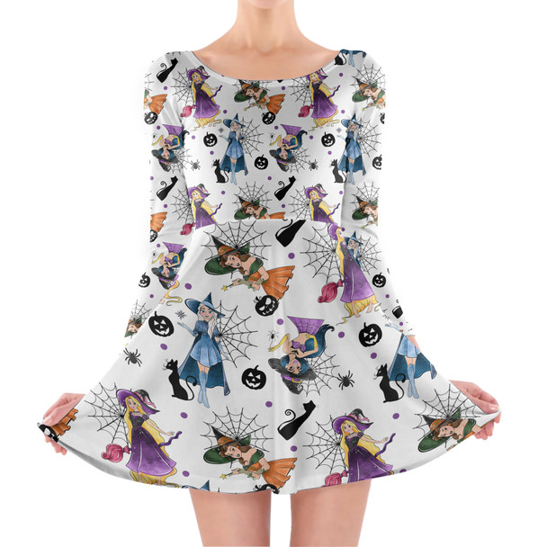 Longsleeve Skater Dress - Pretty Princess Witches
