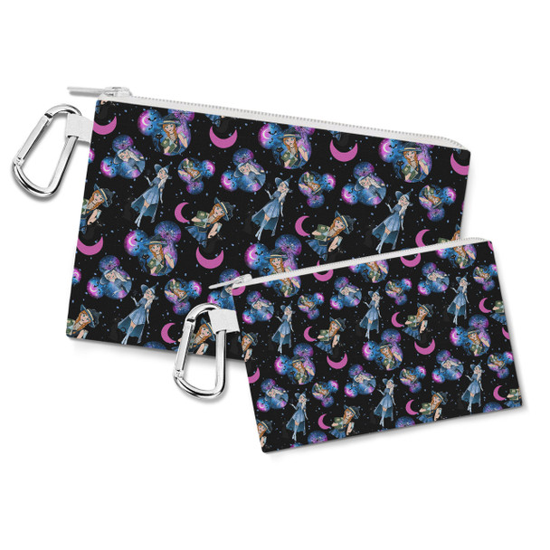 Canvas Zip Pouch - Halloween Spooky Sisters