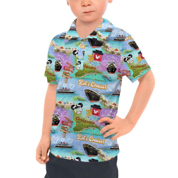 Kids Polo Shirt - Castaway Cay