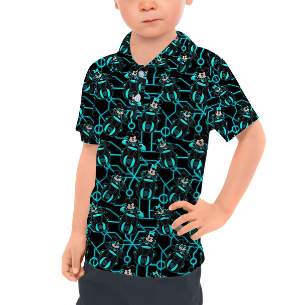 Kids Polo Shirt - Tron