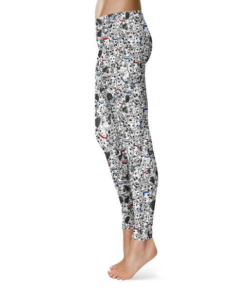 Sport Leggings - Sketched Dalmatians