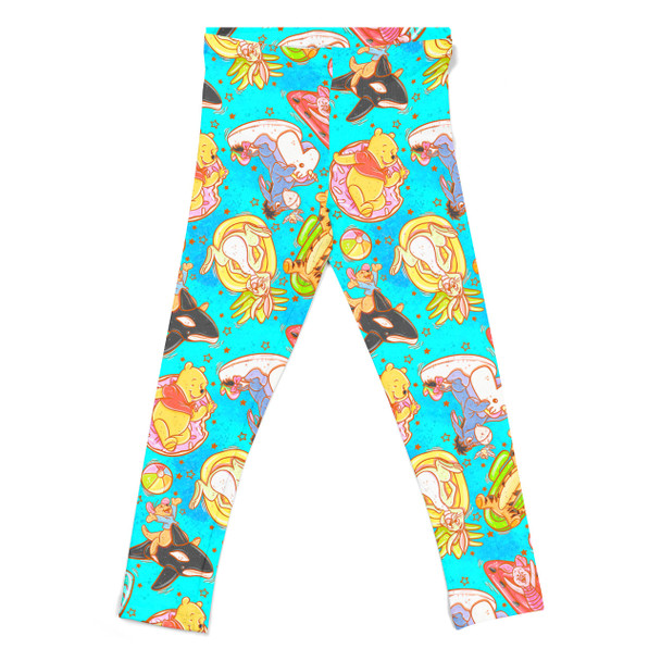 Girls' Leggings - Pool Floats Pooh