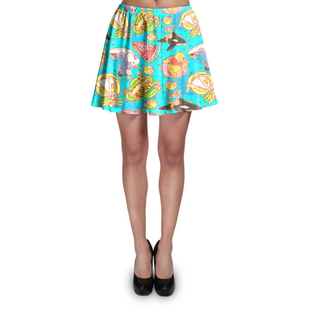 Skater Skirt - Pool Floats Pooh