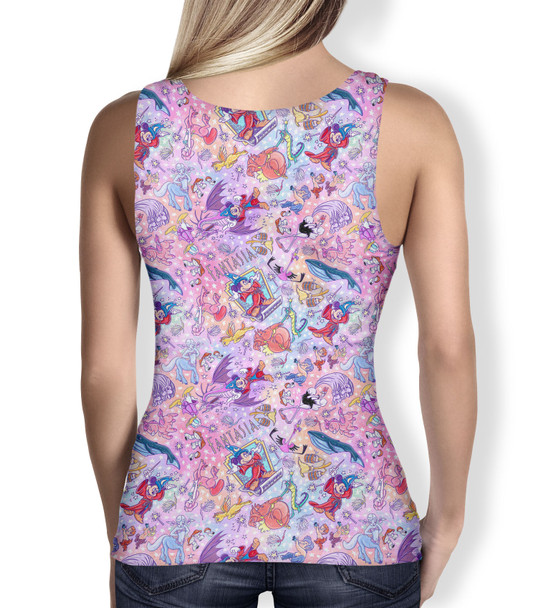 Women's Tank Top - Sorcerer Mickey and his Fantasia Friends