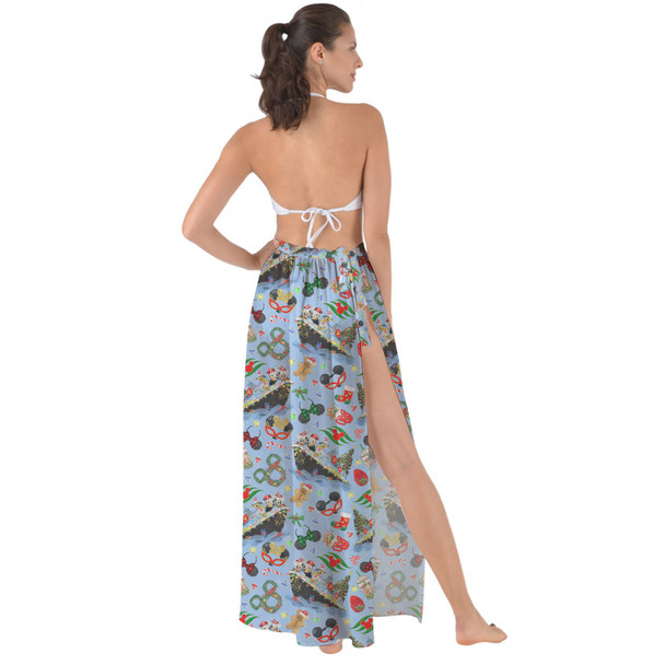 Maxi Sarong Skirt - Very Merrytime Christmas Cruise